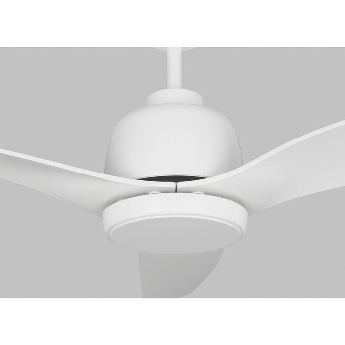 Visual Comfort Fan Avila Coastal 54" Ceiling Fan, White/Opal