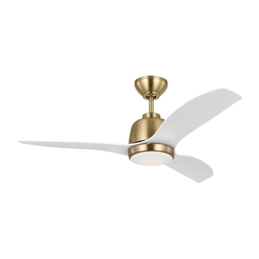 Visual Comfort & Co. Avila 1 Light LED Ceiling Fan, Brass/Opal - 3AVLR44SBD