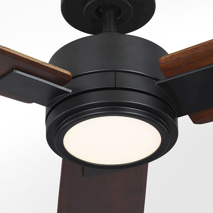 Visual Comfort Harris Smart 1 Light LED Ceiling Fan, Black/Acrylic