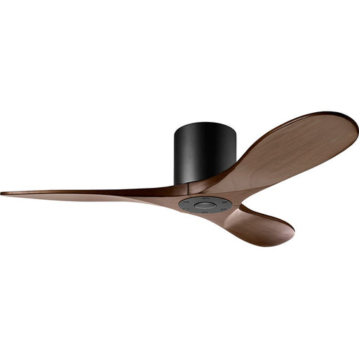 Visual Comfort Fan Maverick 44 Hugger Ceiling Fan, Black/Walnut