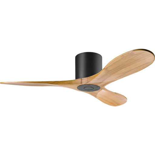 Visual Comfort Fan Maverick 44 Hugger Ceiling Fan, Blk/Honey - 3MAVHSM44MBKNH