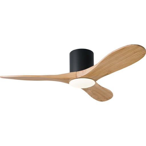 Visual Comfort Fan Maverick 44 Hugger LED Fan, Blk/Honey - 3MAVHSM44MBKNHD