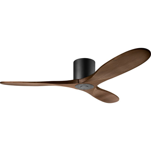 Visual Comfort Fan Maverick 52 Hugger Ceiling Fan, Black/Walnut