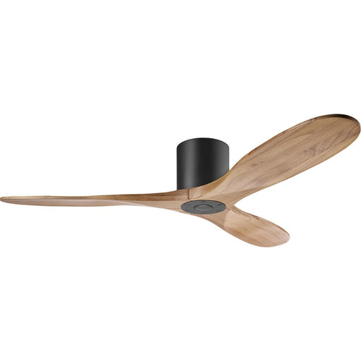 Visual Comfort Fan Maverick 52 Hugger Ceiling Fan, Blk/Honey - 3MAVHSM52MBKNH