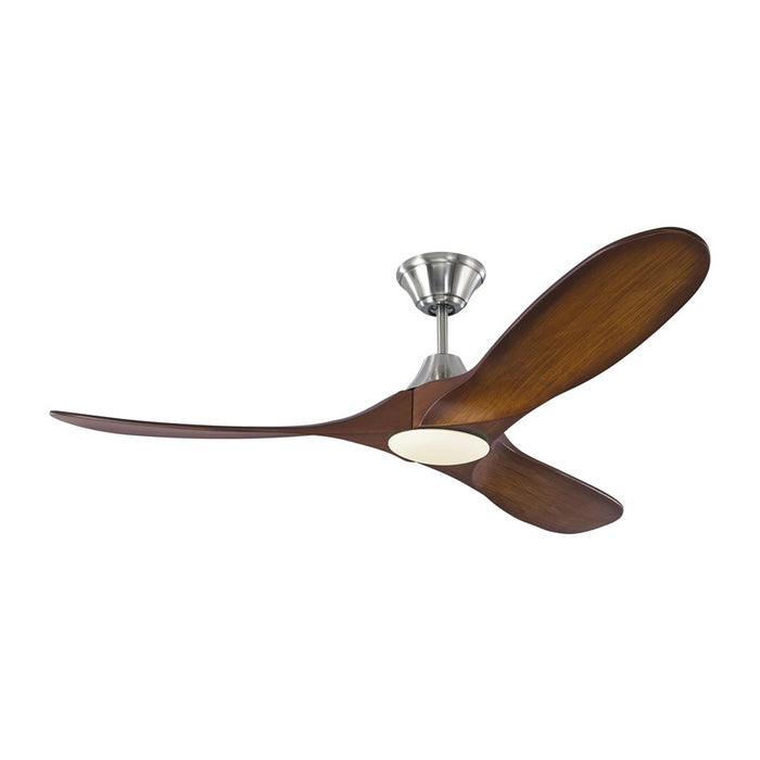 Visual Comfort Fan Maverick II LED Ceiling Fan, Steel Koa