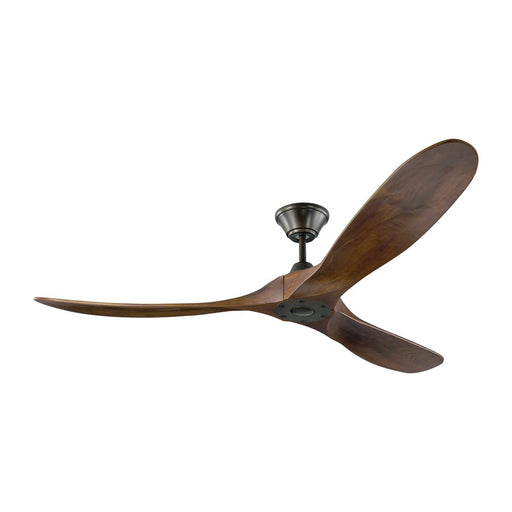 Visual Comfort Fan Maverick Ceiling Fan, Matte Black/Walnut
