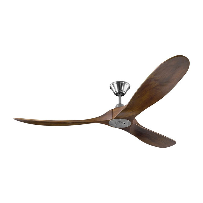 Visual Comfort Fan Maverick Ceiling Fan, Matte Black/Walnut