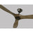 Visual Comfort Fan Maverick Max Ceiling Fan, Brass