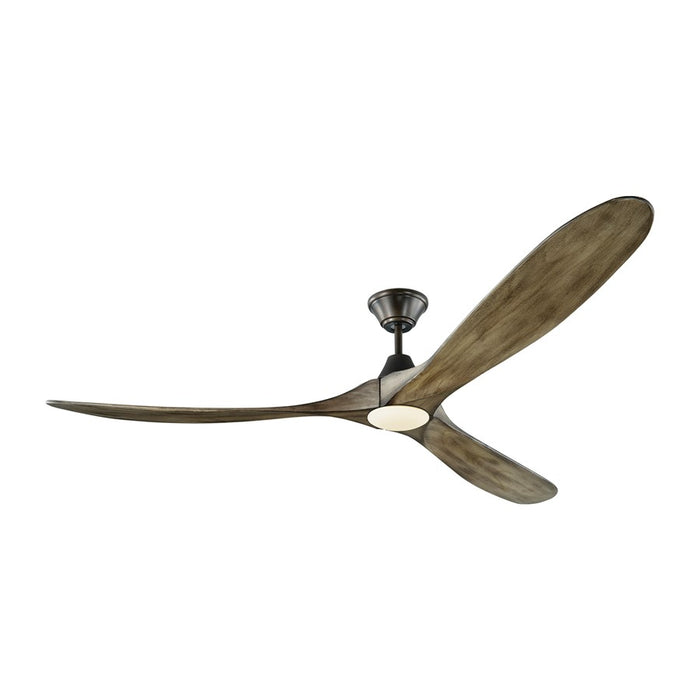 Visual Comfort Fan Maverick Max LED Ceiling Fan, Steel/Koa