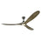 Visual Comfort Fan Maverick Max LED Ceiling Fan, Steel/Koa