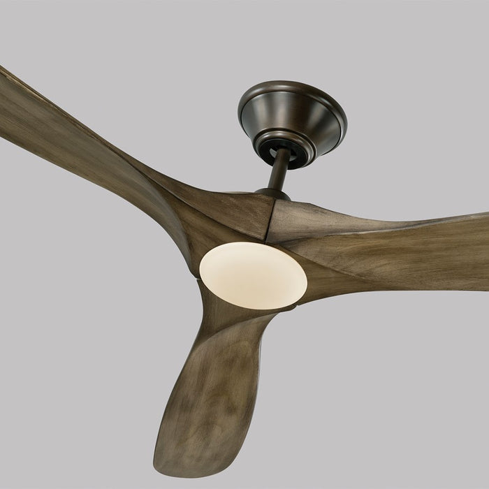 Visual Comfort Fan Maverick Max LED Ceiling Fan, Steel/Koa