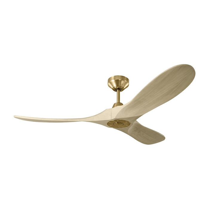 Visual Comfort & Co. 52" Maverick Smart Ceiling Fan, Brass - 3MAVSM52BBSWWO