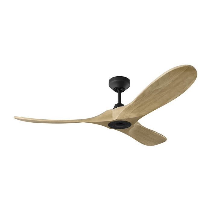 Visual Comfort & Co. 52" Maverick Smart Ceiling Fan, Black/Honey - 3MAVSM52MBKNH