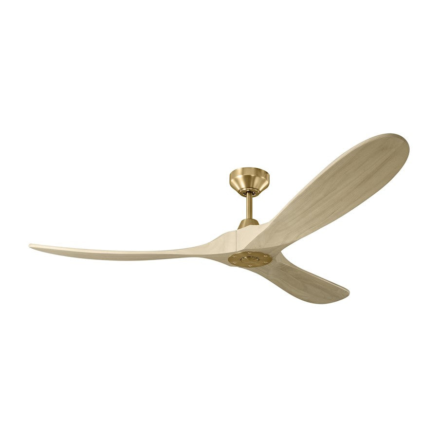 Visual Comfort & Co. 60" Maverick Smart Ceiling Fan, Brass - 3MAVSM60BBSWWO