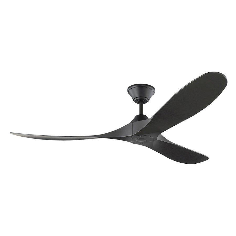 Visual Comfort Fan Maverick Coastal 60 Ceiling Fan, Black/Black - 3MGMR60MBK-V2