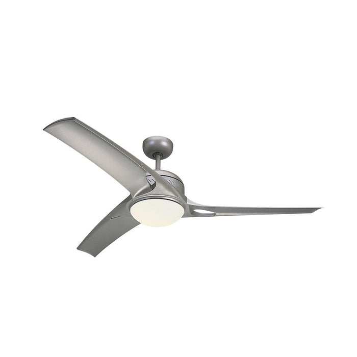 Monte Carlo Fan Company Mach One Ceiling Fan, Titanium/Matte Opal