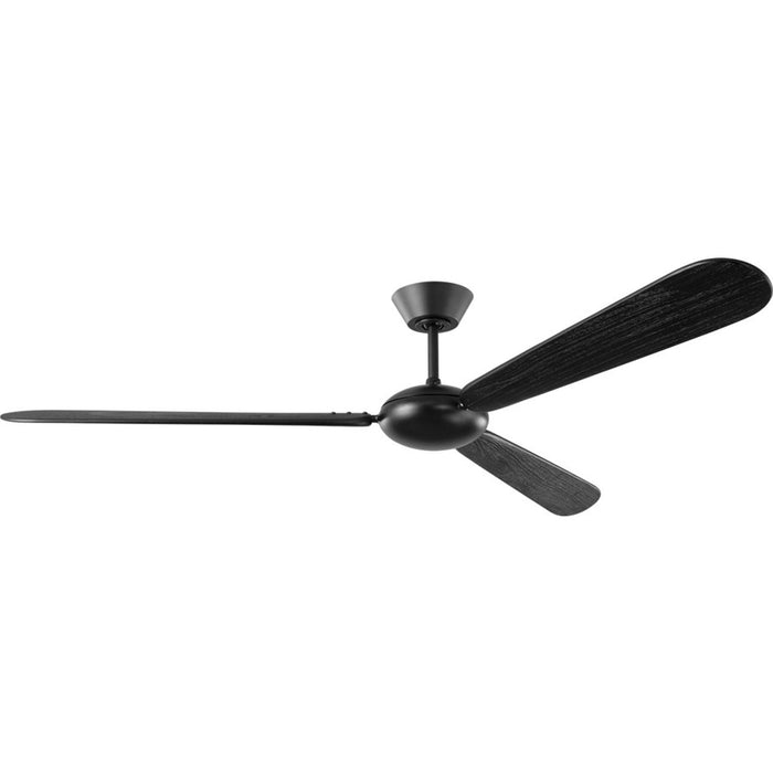 Visual Comfort Fan Pod Smart 64 Ceiling Fan, Black/Ebony - 3PODSM64MBKEBY