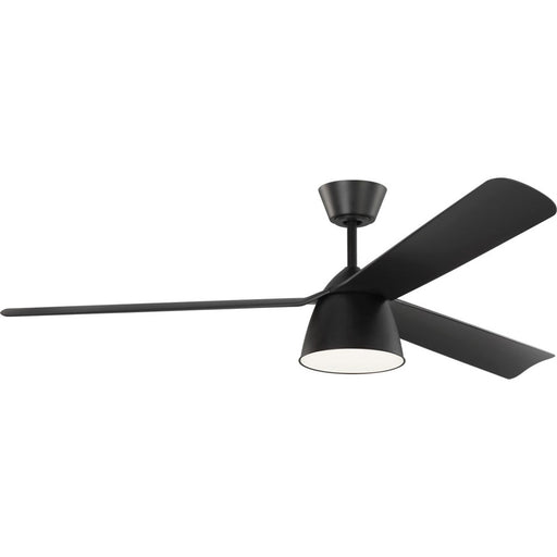 Visual Comfort Fan Studio Smart 60 LED Ceiling Fan, Black/Black - 3STUSM60MBKD