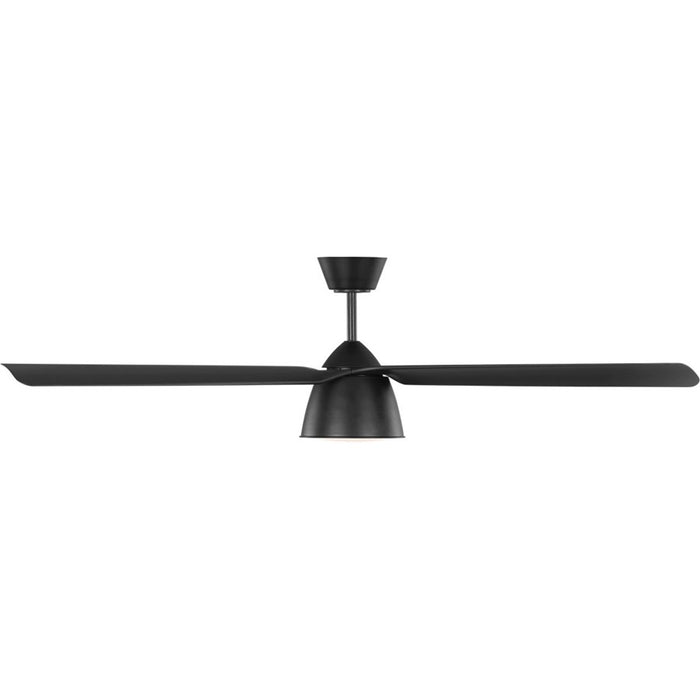 Visual Comfort Fan Studio Smart 60 LED Ceiling Fan, Black/Black