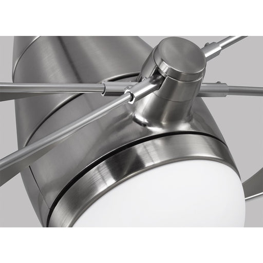 Monte Carlo Fan Company Butterfly Ceiling Fan, Brushed Steel