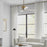 Visual Comfort Fan Subway 56" Ceiling Fan, Brass/White