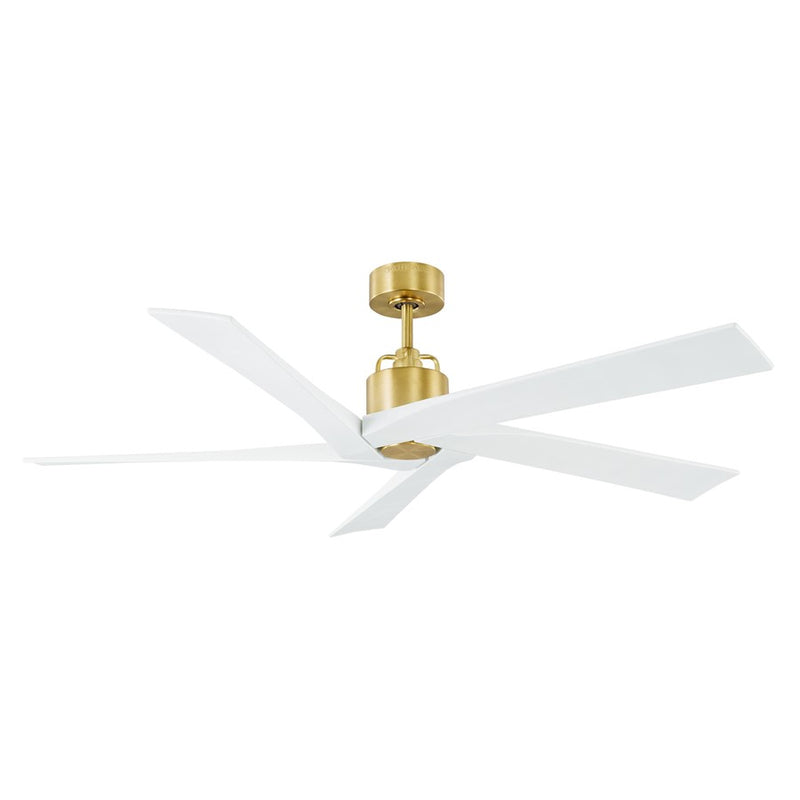 Visual Comfort Fan Aspen 56" Ceiling Fan, Brushed Steel