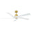 Visual Comfort Fan Aspen 56" Ceiling Fan, Brushed Steel