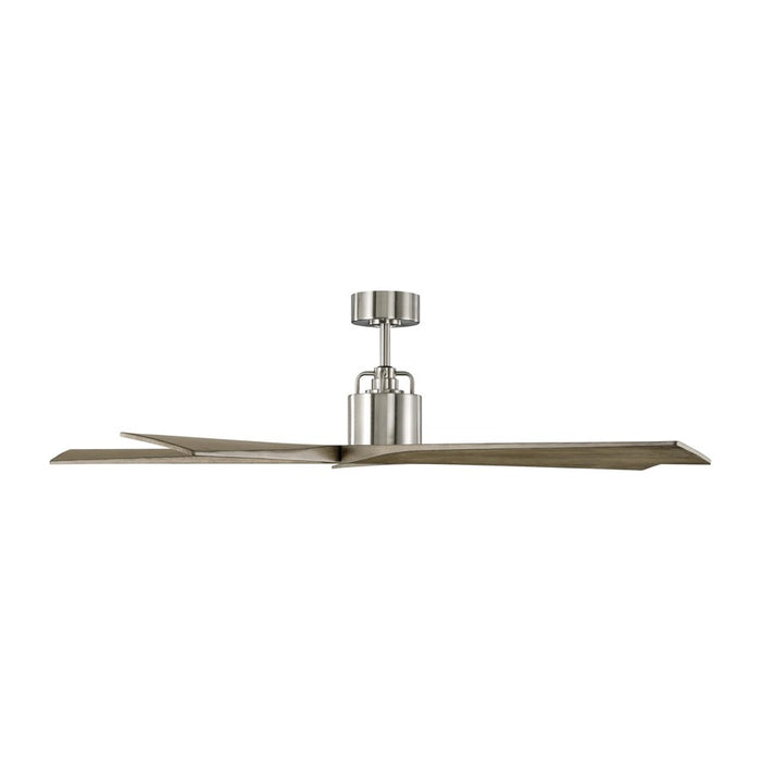 Visual Comfort Fan Aspen 56" Ceiling Fan, Brushed Steel