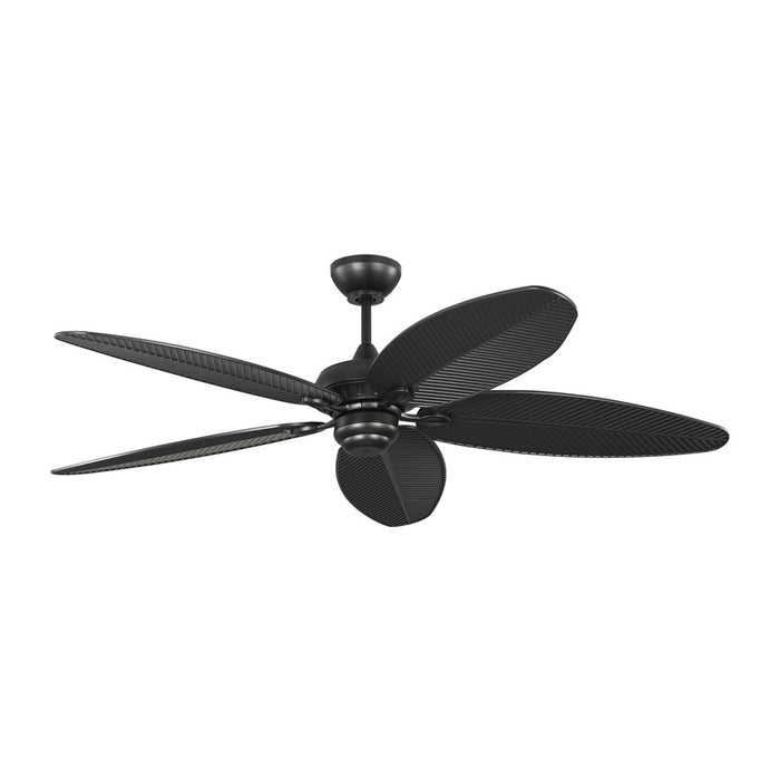 Generation Lighting Cruise Outdoor 60 Ceiling Fan, Black/Black Blades - 5CUR60BK