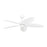 Generation Lighting Cruise Outdoor 60 Ceiling Fan, White/White Blades - 5CUR60WH
