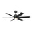 Generation Lighting Flera Smart 52 LED Ceiling Fan, Black/Black - 6FLSM52MBKD