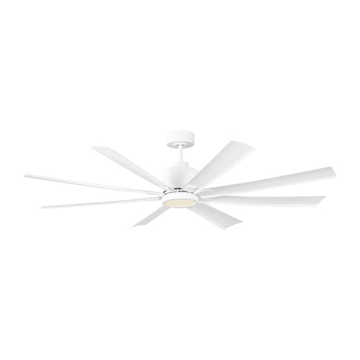 Generation Lighting Flera Smart 65 LED Ceiling Fan, White/White - 8FLSM65RZWD