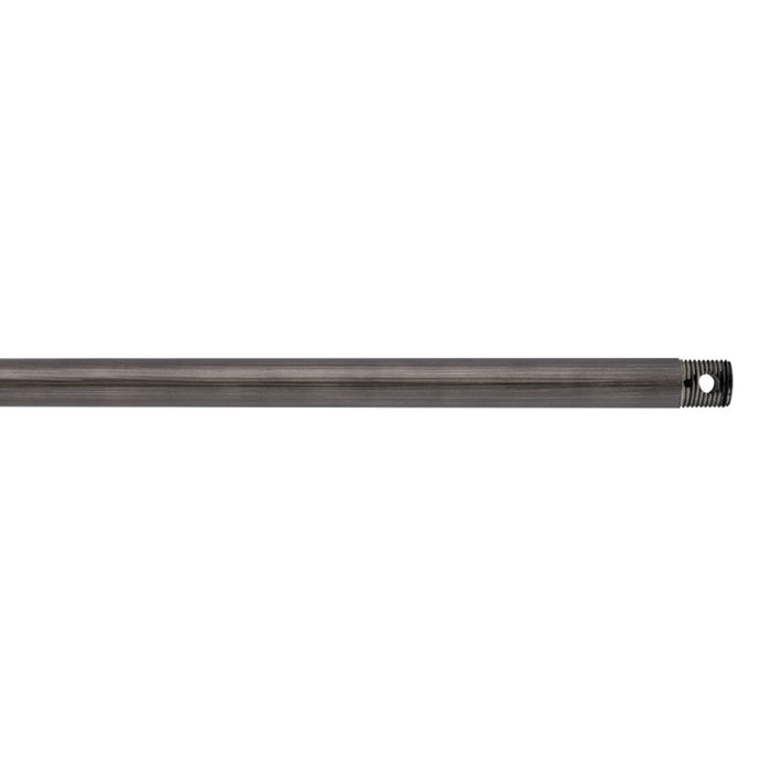 Generation Lighting 12" Threaded Downrod, Aged Pewter - DRT12AGP