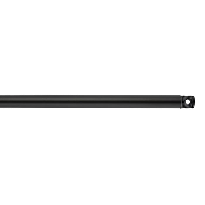 Generation Lighting 12" Threaded Downrod, Midnight - DRT12MBK