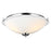 Visual Comfort Fan 3 Light Kit with Bowl Cap, Roman Bronze