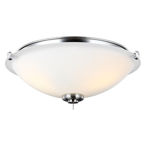 Visual Comfort Fan 3 Light Kit with Bowl Cap, Roman Bronze