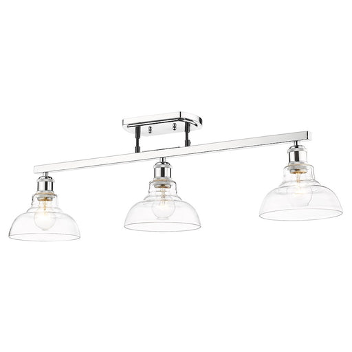 Golden Lighting Carver 3 Light Semi-Flush Mount