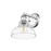 Golden Lighting Carver 1-Light Wall Sconce, Chrome/Clear Glass