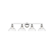 Golden Lighting Carver 4-Light Vanity, Chrome/Clear Glass - 0305-BA4CH-CLR