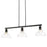 Golden Lighting Carver 3 Light Linear Pendant