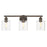 Golden Lighting Fisher 3 Light Bath Vanity, Rubbed Bronze