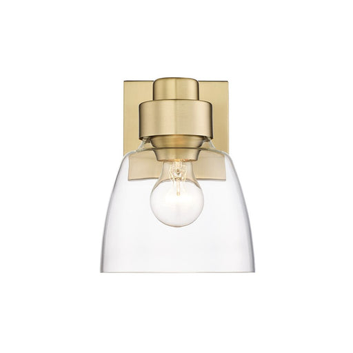 Golden Remy 1-Light Wall Sconce, Champagne Bronze/Clear Glass