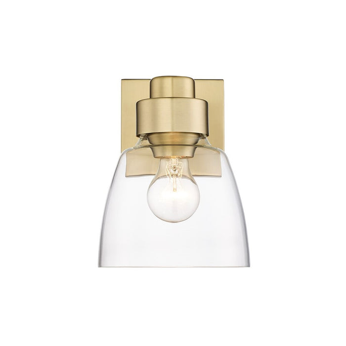 Golden Remy 1-Light Wall Sconce, Champagne Bronze/Clear Glass