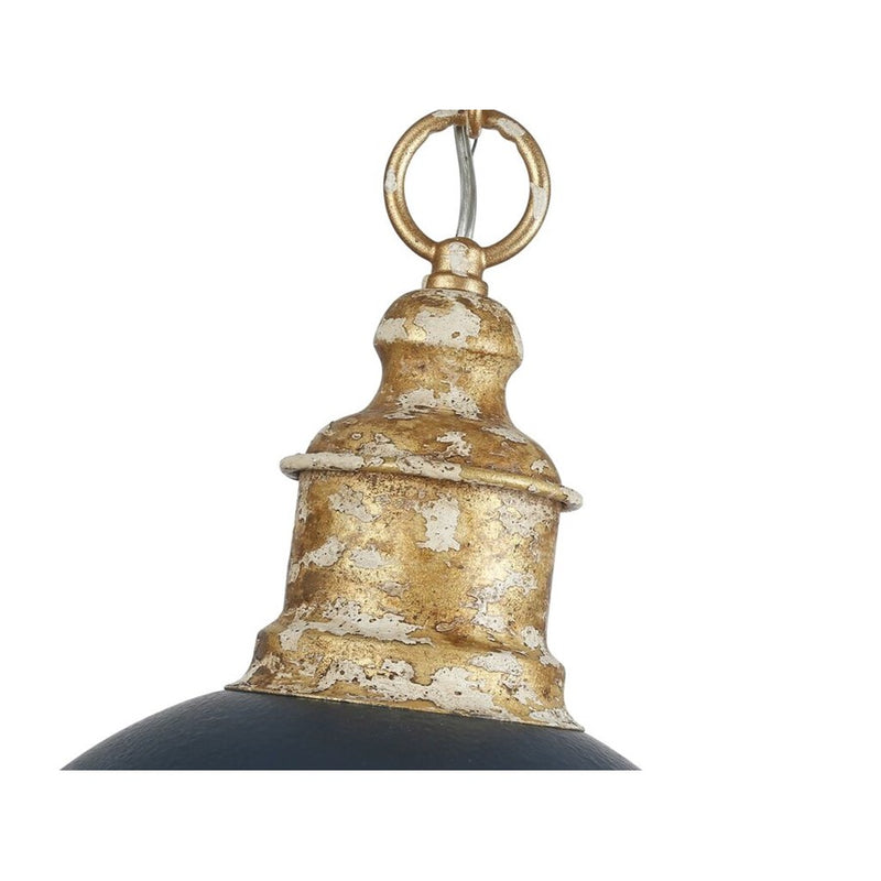 Golden Alison 1-Light Pendant, Vintage Gold/Antique Matte Navy