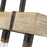 Golden Lighting Garrett 3 Light Semi-Flush, Antique Black Iron