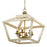 Golden Lighting Haiden 6 Light Pendant, Burnished Chestnut