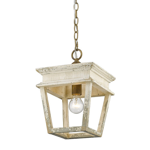 Golden Lighting Haiden 1 Light Mini Pendant, Burnished Chestnut