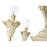 Golden Lillianne 6-Light Semi-Flush, Antique Ivory/No Shade