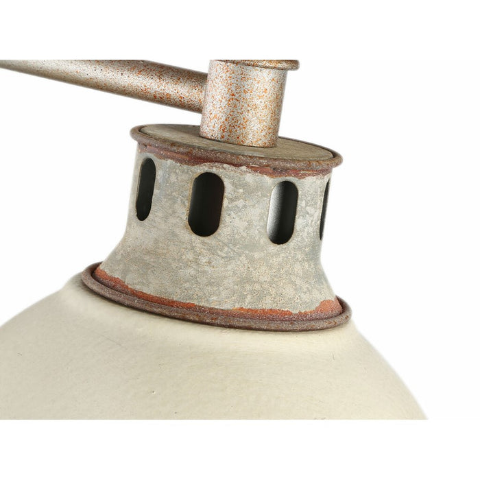 Golden Kinsley 4-Light Vanity, Galvanized Steel/Antique Ivory