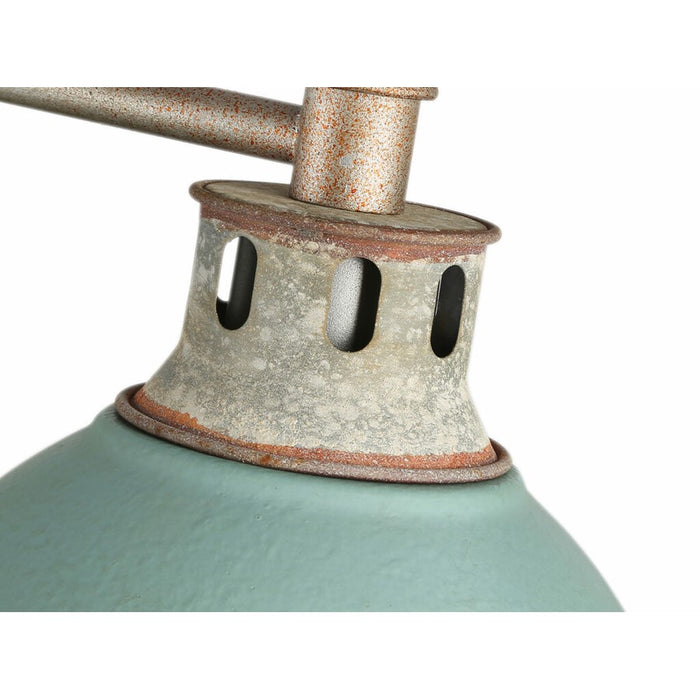 Golden Kinsley 4-Light Vanity, Galvanized Steel/Antique Teal